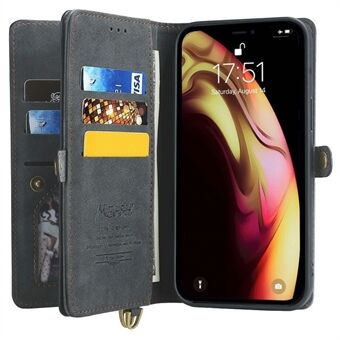 MEGSHI 021-serien avtakbar magnetisk lommebok beskyttende telefondeksel med Stand for iPhone XS Max 6,5 tommer