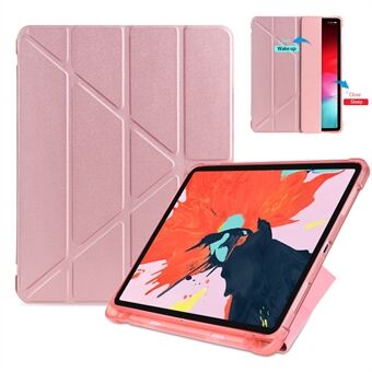 Origami Smart Leather Case [med støtdempende TPU / Apple Pencil Storage Groove] for iPad Pro 11-tommers (2018)