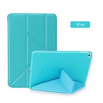 Multi-fold PU Leather Tablet Case Stand Cover for iPad mini (2019) 7.9 inch / mini 4