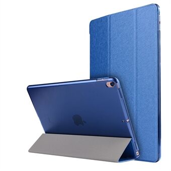 For iPad Air 10.5 (2019) / Pro 10.5 (2017) Tri-Fold Stand Smart Leather Case Silk Texture