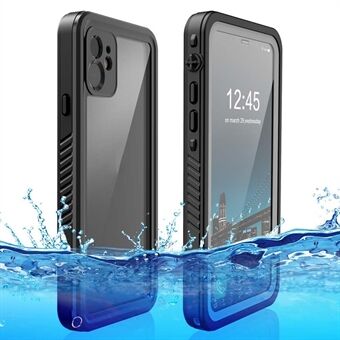 FS-serien for iPhone 11 Vanntett deksel Støvbeskyttet IP68 Under vann Fullstendig forseglet Gjennomsiktig telefondeksel
