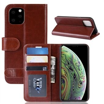 PU Leather Stand Wallet Flip Phone Cover for iPhone 11 Pro 5.8 inch (2019)