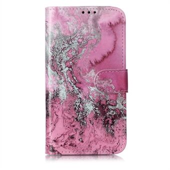 Pattern Printing Leather Wallet Phone Case for iPhone 11 Pro 5.8-inch (2019)