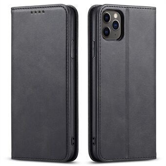 For iPhone 11 Pro 5,8 tommers Stand Business Style Calf Texture Lommebok Magnetisk lær telefondeksel