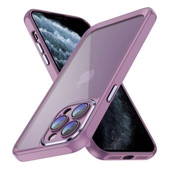 For iPhone 11 Pro Transparency Akryl Bakside + Mykt TPU-deksel Støtsikkert beskyttende telefondeksel