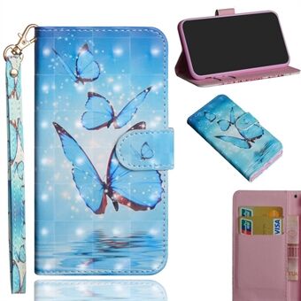 Light Spot Decor Patterned Leather Wallet Phone Cover Shell Casing for iPhone 11 Pro Max 6.5 inch (2019)