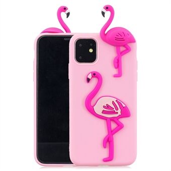 3D Effect Cute Patterned TPU + Silicone Back Case for iPhone 11 Pro Max 6.5 inch (2019)