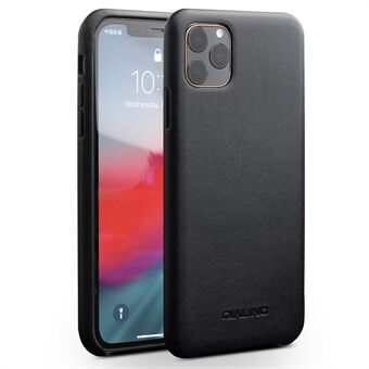 QIALINO Genuine Leather Phone Back Case for iPhone 11 Pro Max 6.5-inch