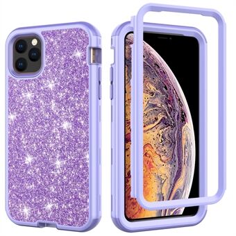 Glitter Powder Shockproof TPU PC Hybrid Phone Case for iPhone 11 Pro Max 6.5-inch