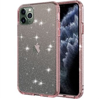 GW18 Clear Glitter Sparkly Lens Protection Anti-Drop Stilig mykt TPU-deksel for iPhone 11 Pro Max 6,5 tommer