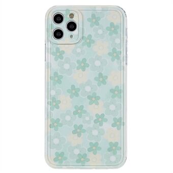 For iPhone 11 Pro Max 6.5 inch Shockproof Pattern Printing TPU Back Case Straight Edge Precise Cutouts Cover Shell