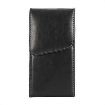 Universal Belt Clip Leather Holster Veske til iPhone 11 Pro Max Samsung S10 Plus Huawei Nova 5i Etc
