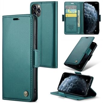 CASEME 023-serien for iPhone 11 Pro Max-deksel Anti-dråpe PU-skinndeksel RFID-blokkerende lommebok telefonskall