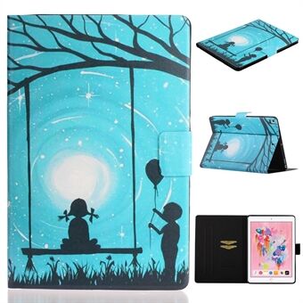Pattern Printing PU Leather TPU Stand Tablet Casing with Card Slots for iPad 10.2 (2021)/(2020)/(2019)