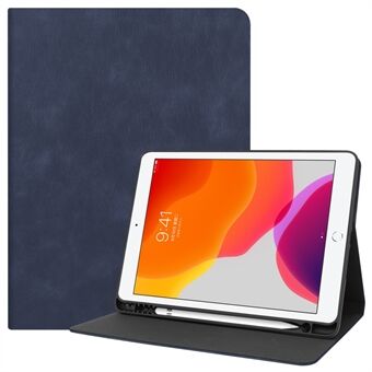 Smart Leather Stand Shell Cover med pennespor for iPad 10.2 (2021) / (2020) / (2019)