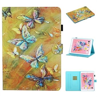 Pattern Printing Card Slots Stand Flip Leather Cover for iPad 10.2 (2021)/(2020)/(2019)/Air 10.5 inch (2019)/Pro 10.5-inch (2017)