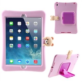 PEPKOO Detachable 3D Doll Decor Silicone Tablet Cover Case for iPad 10.2 (2020)/(2019)