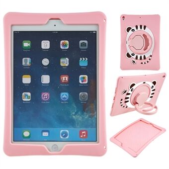 For iPad 10.2 (2021) / (2019) / (2020) / iPad Air 10.5 tommer (2019) / Pro 10.5-tommers (2017) nettbrettetui Rotary Kickstand PC+Silicon Cover