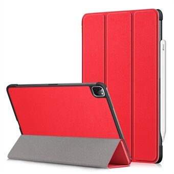 Litch Skin PU Leather Tri-fold Stand nettbrettetui for iPad Pro 11-tommers (2020) / (2018)