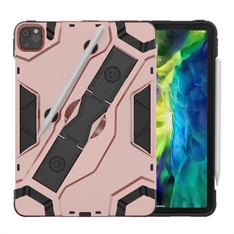 Shield Style Shockproof Strap Kickstand Tablet Hybrid Shell for iPad Pro 11-inch (2020)/(2018)