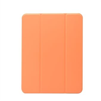 Skin Feeling Tri-fold Stand Leather TPU Tablet Case with Pen Slot for iPad Pro 11-inch (2020)/(2018)