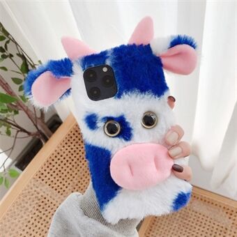 Cows Style Pelsbelagt TPU-telefondeksel til iPhone 12 Mini