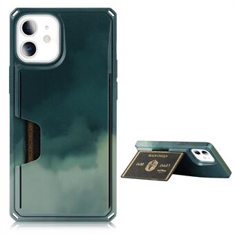 3E40 Mønsterutskrift Kickstand Kortholder Design Mobiltelefonveske Dekselskal til iPhone 12 mini