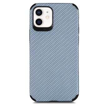 For iPhone 12 mini 5.4 inch Phone Shell Carbon Fiber Texture PU Leather Coated PVC + Soft TPU Anti-scratch Phone Cover