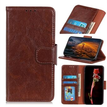 Nappa Texture Split Leather Wallet Phone Case for iPhone 12 Pro/ 12