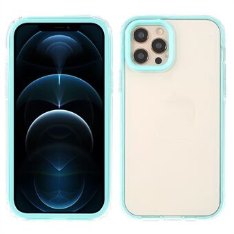 Avtakbart 3-i-1-design Macaron-fargekant Hybrid telefondekselveske for iPhone 12 6,1 tommer / 12 Pro 6,1 tommer