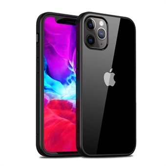 IPAKY Clear PC Back + TPU Edge Combo Protective Case for iPhone 11 - Black