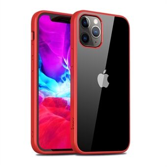 IPAKY Clear PC Back + TPU Edge Combo Protective Case for iPhone 11 - Red