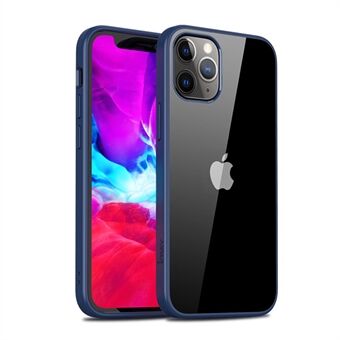 IPAKY Clear PC Back + TPU Edge Combo Protective Case for iPhone 11 - Blue