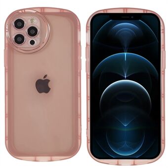 For iPhone 12 Pro 6.1 inch Precise Cutout Anti-fall Translucent Protective Case Matte Flexible TPU Phone Cover