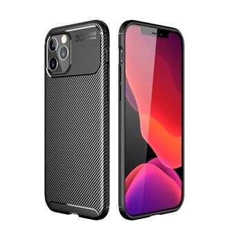 Drop Resistant Carbon Fiber Texture TPU Phone Shell for iPhone 12 Pro Max 6,7 inch