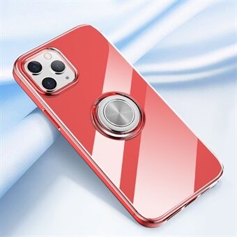 Roterende finger Ring Metal Sheet Kickstand TPU Phone Cover for iPhone 12 Pro Max 6,7 tommer