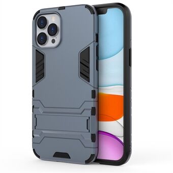 Plast + TPU-deksel med Kickstand-telefondeksel for iPhone 12 Pro Max 6,7 tommer