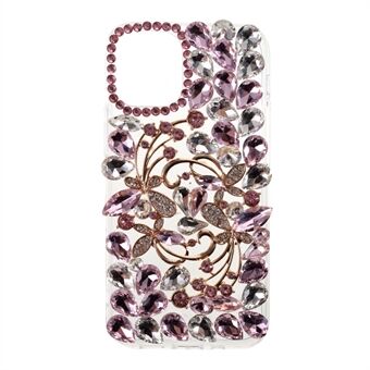 Rhinestone Decoration TPU Shell for iPhone 12 Pro Max 6,7 tommer