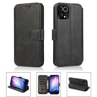 Retro stil skinn lommebok Stand Phone tilfelle dekke for iPhone 12 Pro Max 6,7-tommers