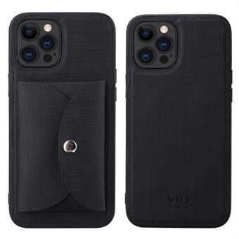 VILI T-serie bevegelig magnetisk absorpsjon lommebok lærbelagt TPU telefonveske til iPhone 12 Pro Max