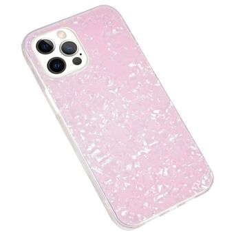 IPAKY IMD hard akrylbakside med TPU-ramme Anti-drop beskyttende telefondeksel for iPhone 12 Pro Max 6,7 tommer