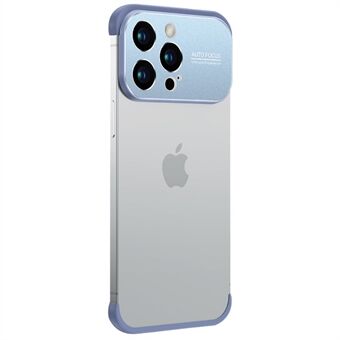 For iPhone 12 Pro Max TPU + Slim-Fit telefondeksel i aluminiumslegering med beskyttelsesdeksel for linserammen