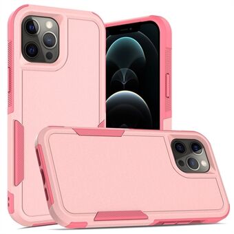 Telefonbakdeksel for iPhone 12 Pro Max 6,7 tommer, hard PC + myk TPU Dual Layer Protection Case Anti- Scratch telefonskall