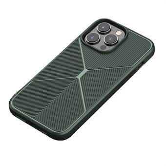 TPU-deksel for iPhone 12 Pro Max 6,7 tommer, Airbag Design X Design Anti-skli Strips Matt telefondeksel