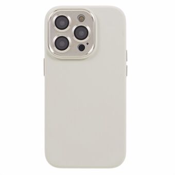 Flytende silikon+PC-telefondeksel for iPhone 12 Pro Max 6,7 tommers anti-dråpedeksel med linsebeskyttelse av metall+herdet glass