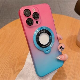 VOERO Kickstand telefondeksel for iPhone 12 Pro Max, Gradient Color PC-telefondeksel kompatibel med MagSafe