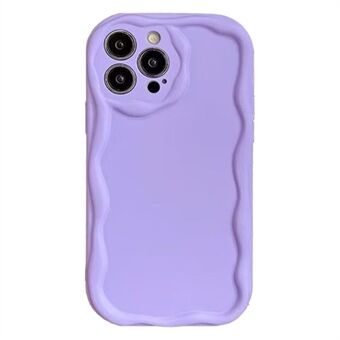 For iPhone 12 Pro Max 6,7-tommers støtdempende gummibelagt mobildeksel i fargegodteri, mykt TPU-deksel.