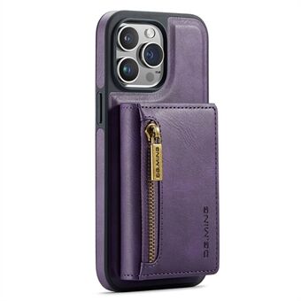 DG.MING M5-serien For iPhone 12 Pro Max-etui PU+PC+TPU bakskall lommeboktelefondeksel.