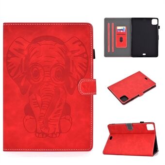 Imprint Elephant Leather Stylish Tablet Protection Case for iPad Air (2020)