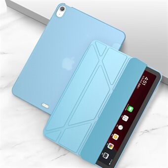 Tri-fold Stand TPU + nettbrettdeksel i skinn Smart Wake / Sleep for iPad Pro 11-tommers (2018) / Air (2020)